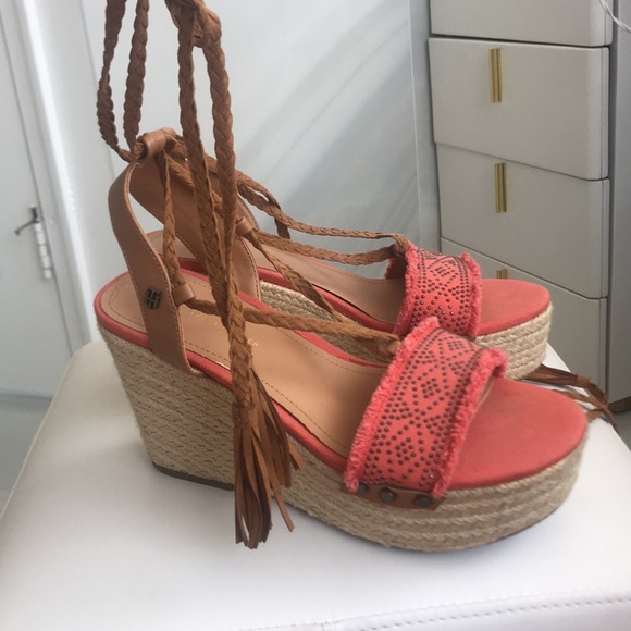 Coral Tommy Hilfiger wedge red label - Picture 2 of 5